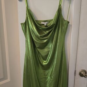 Shimmering Green Dress